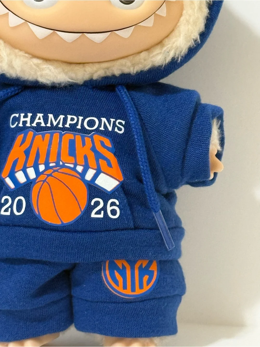 Knicks Labubu 2pc “CHAMPIONS 2026” outfit New York NY